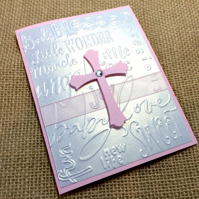15 3 D Handmade Baptism Invitations Christening Invitations Etsy