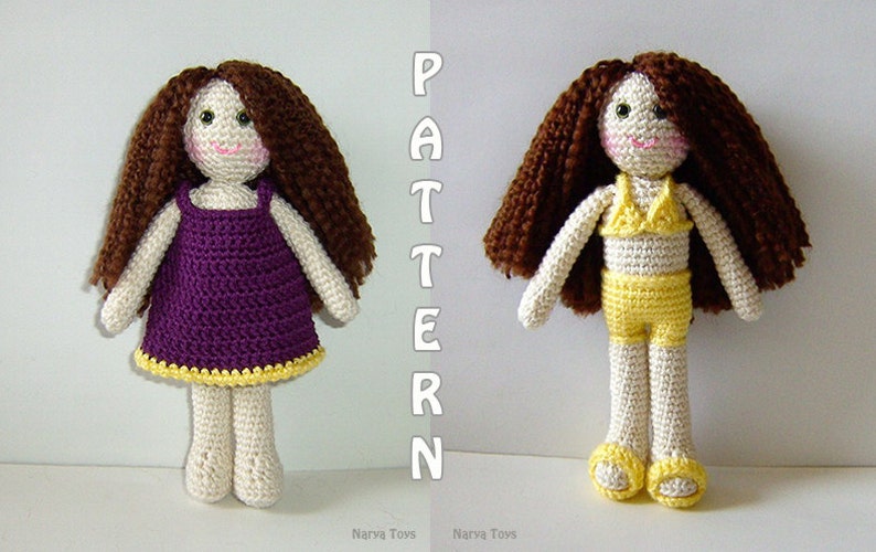 Sunny Summer Girl Amigurumi Crochet Pattern