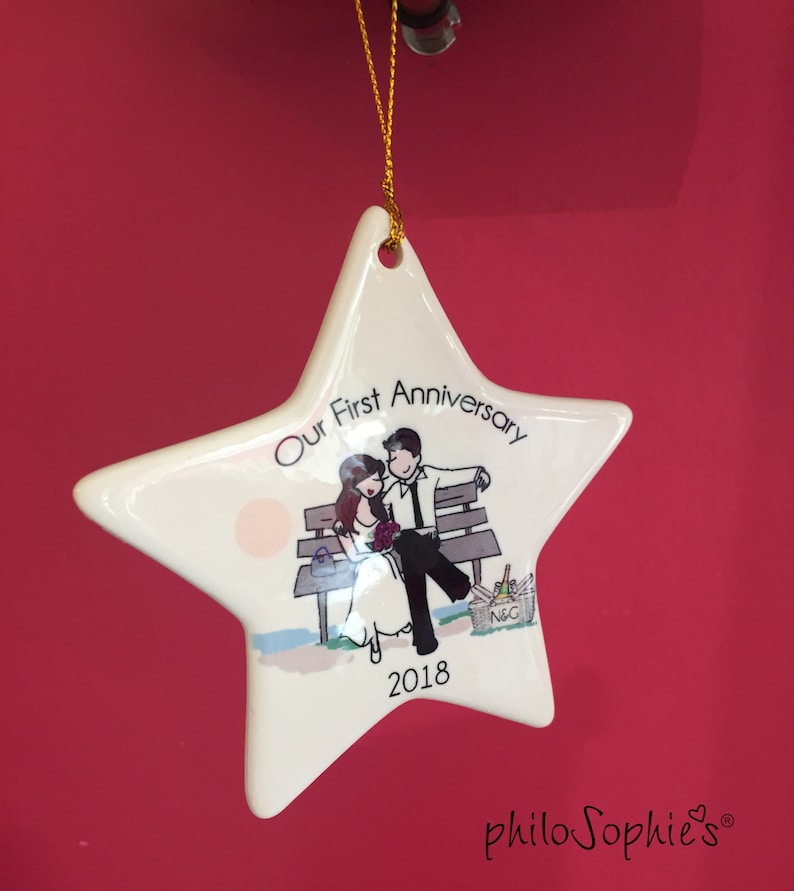 Custom Christmas,Decorations Custom Unique San Diego Ornament Personalized First Anniversary,Cityscape Christmas Couple Beach Decor
