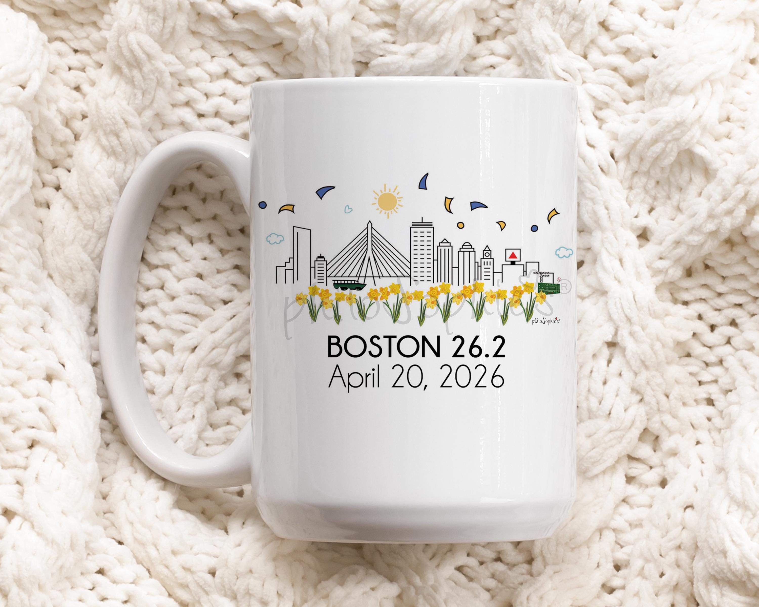 Boston Marathon Coffee Mug - Etsy Canada