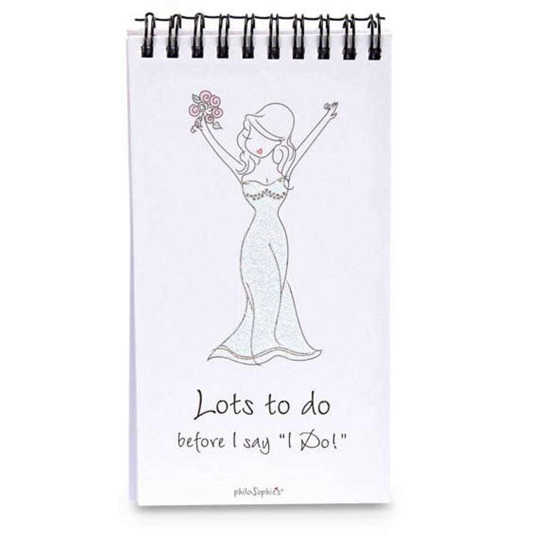 Brides to Do List, Brides Notepad Wedding Planner, 