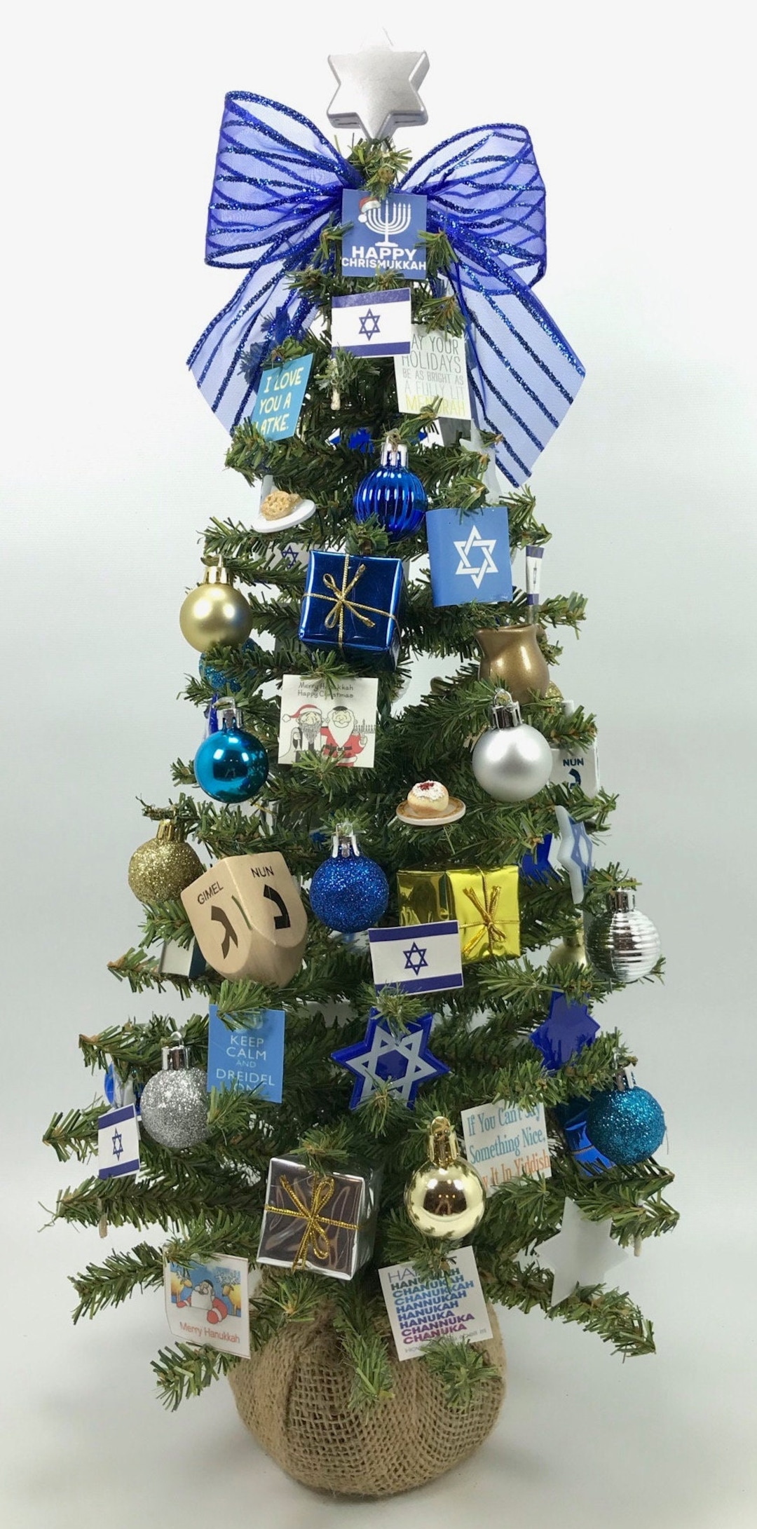 Chanukah Bush / Hanukkah Themed 24 Christmas Tree Etsy