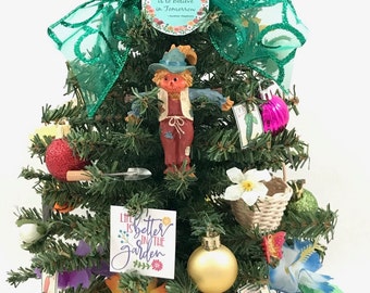 Gardening / Gardener Themed 15" Christmas Tree