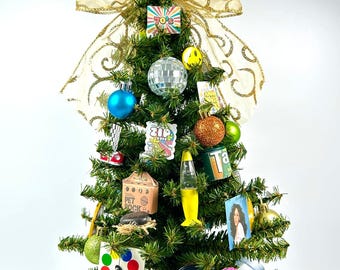 1970's Themed 18" Christmas Tree