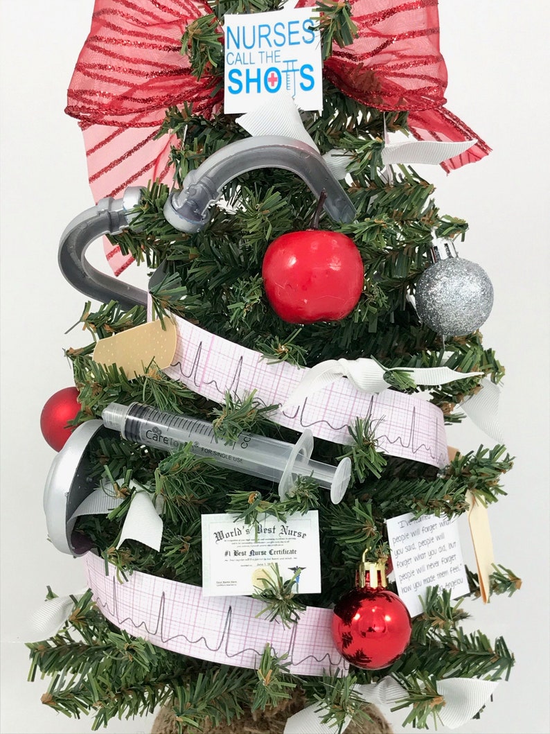 Small Nurse Themed Christmas Tree Etsy