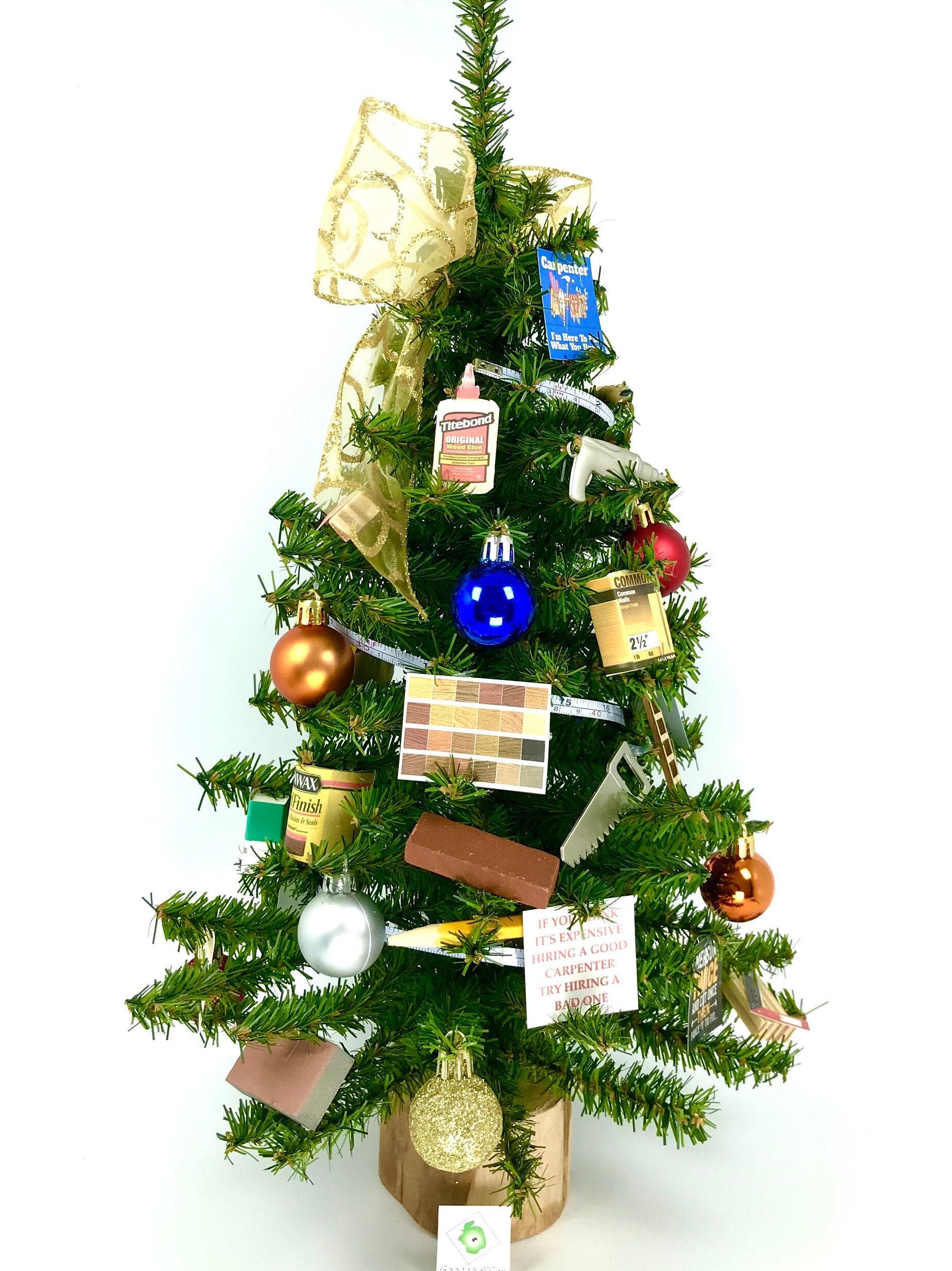 WHAT WE WANT _ 木製Xmas tree Carpenter / Carpentry Themed 18