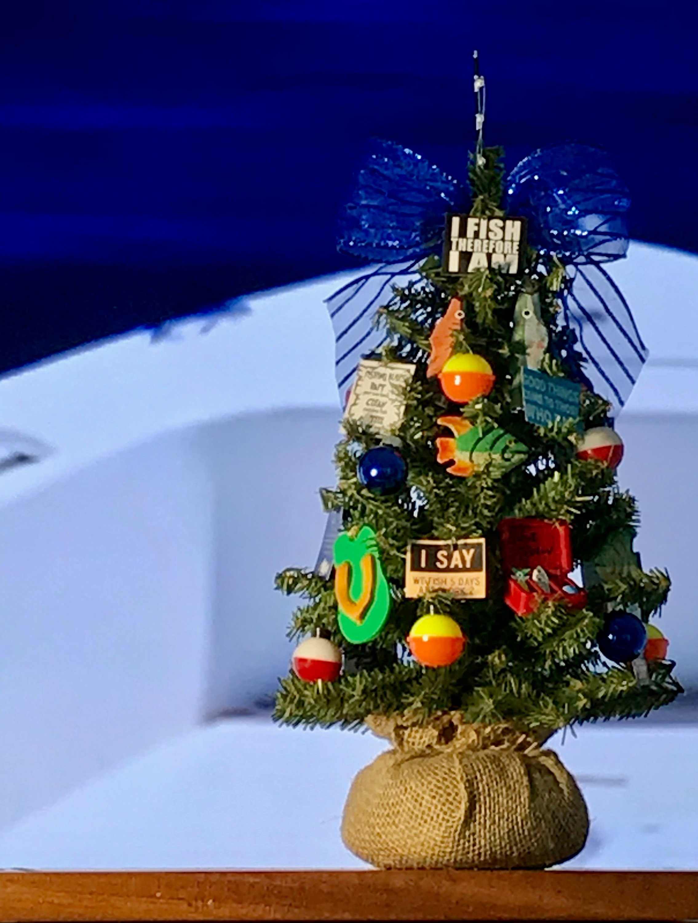 Small Fishing Themed Christmas Tree | Etsy