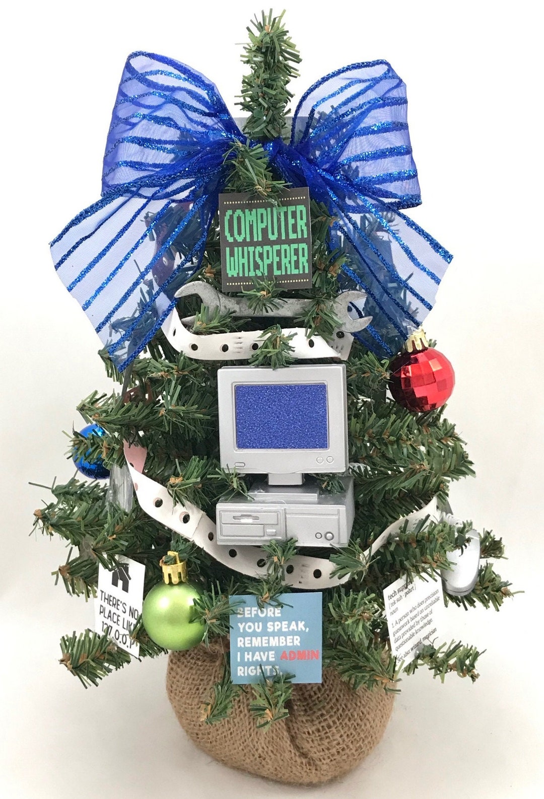 IT Support / Computer Tech Themed 15 Christmas Tree Etsy