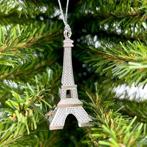 Mini Eiffel Tower Ornament