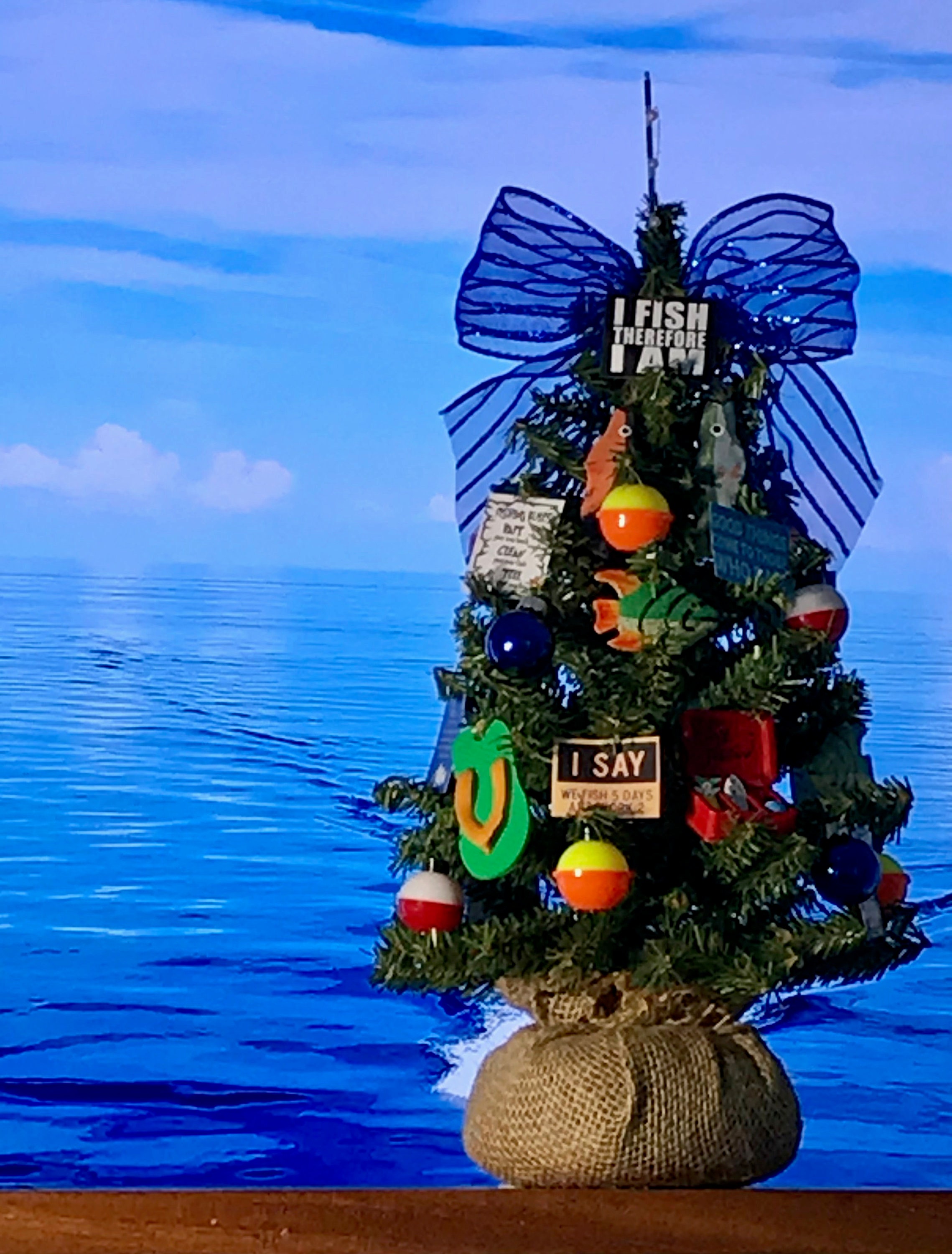 Small Fishing Themed Christmas Tree | Etsy