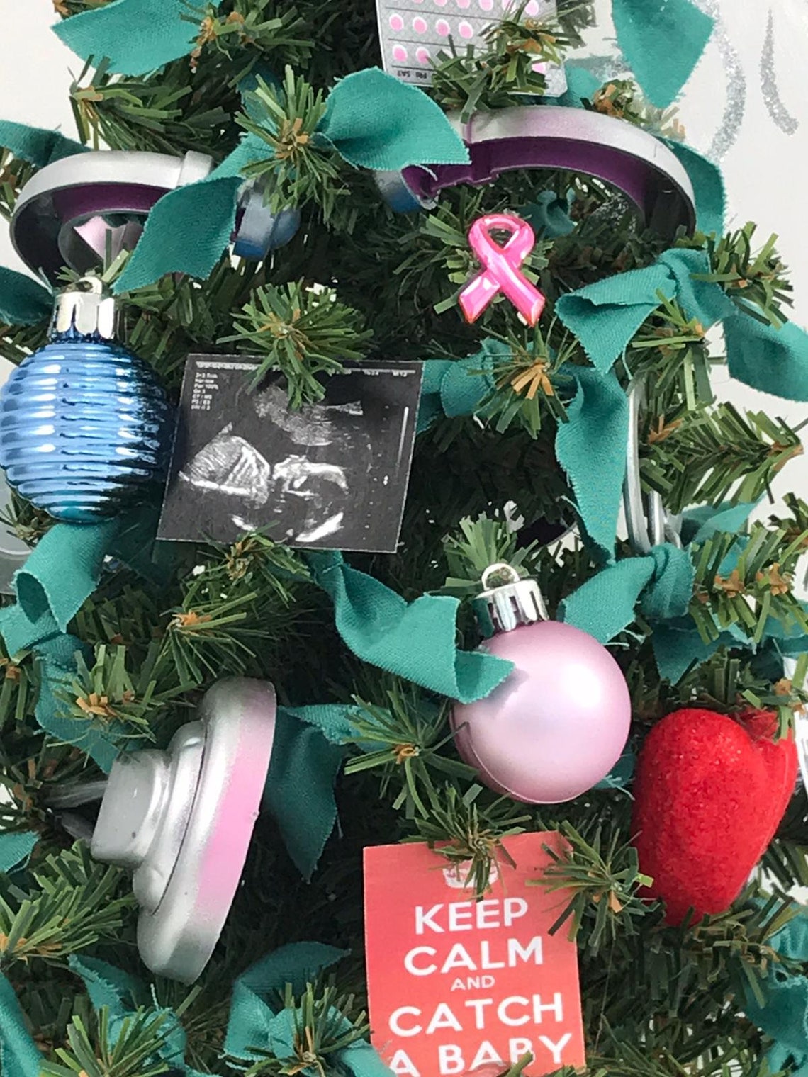 Small OB/GYN Themed Christmas Tree Etsy