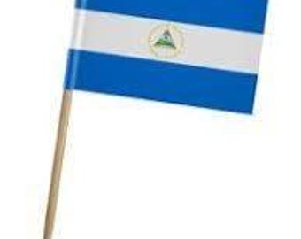 Nicaragua Flag Toothpick