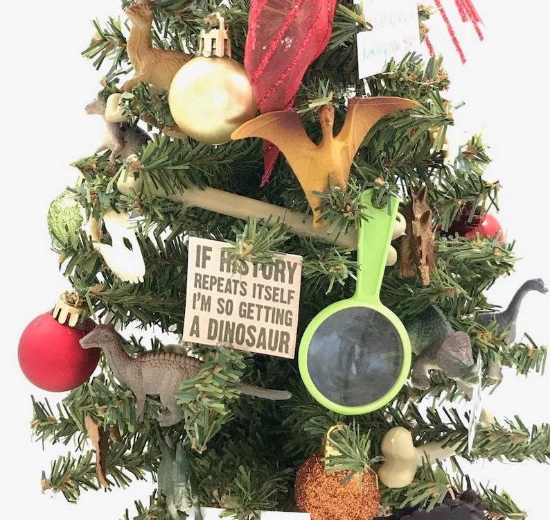 Dinosaur Themed 18 Christmas Tree Etsy