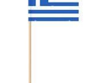 Greece Flag Toothpicks