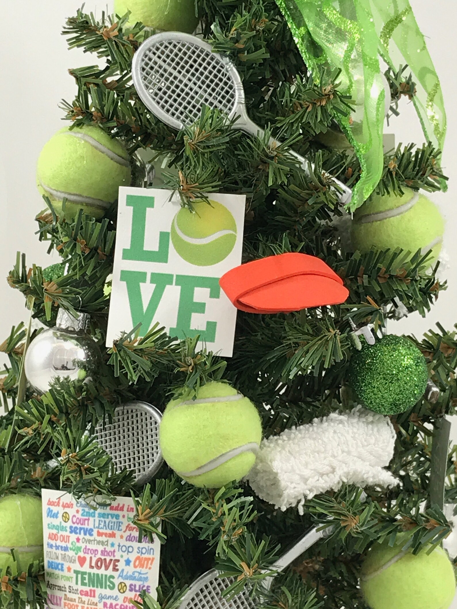 Small Tennis Themed Christmas Tree - Etsy Canada