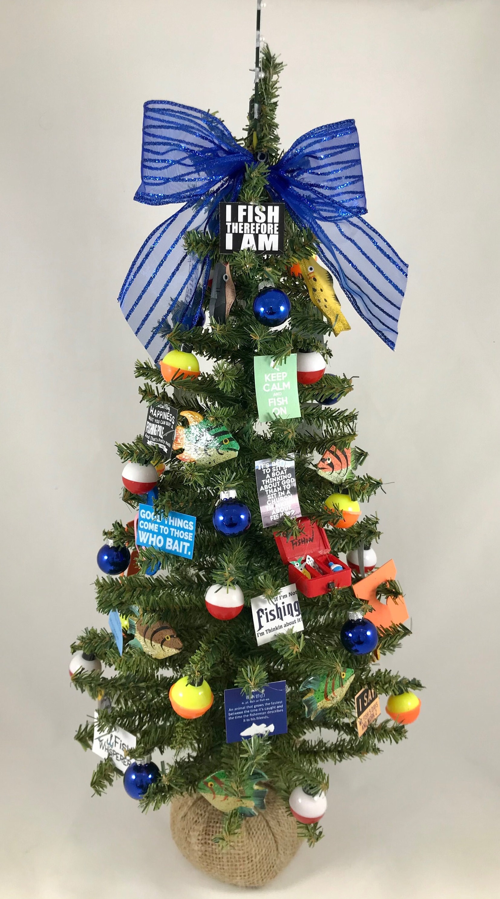 Fishing Themed 24 Christmas Tree 