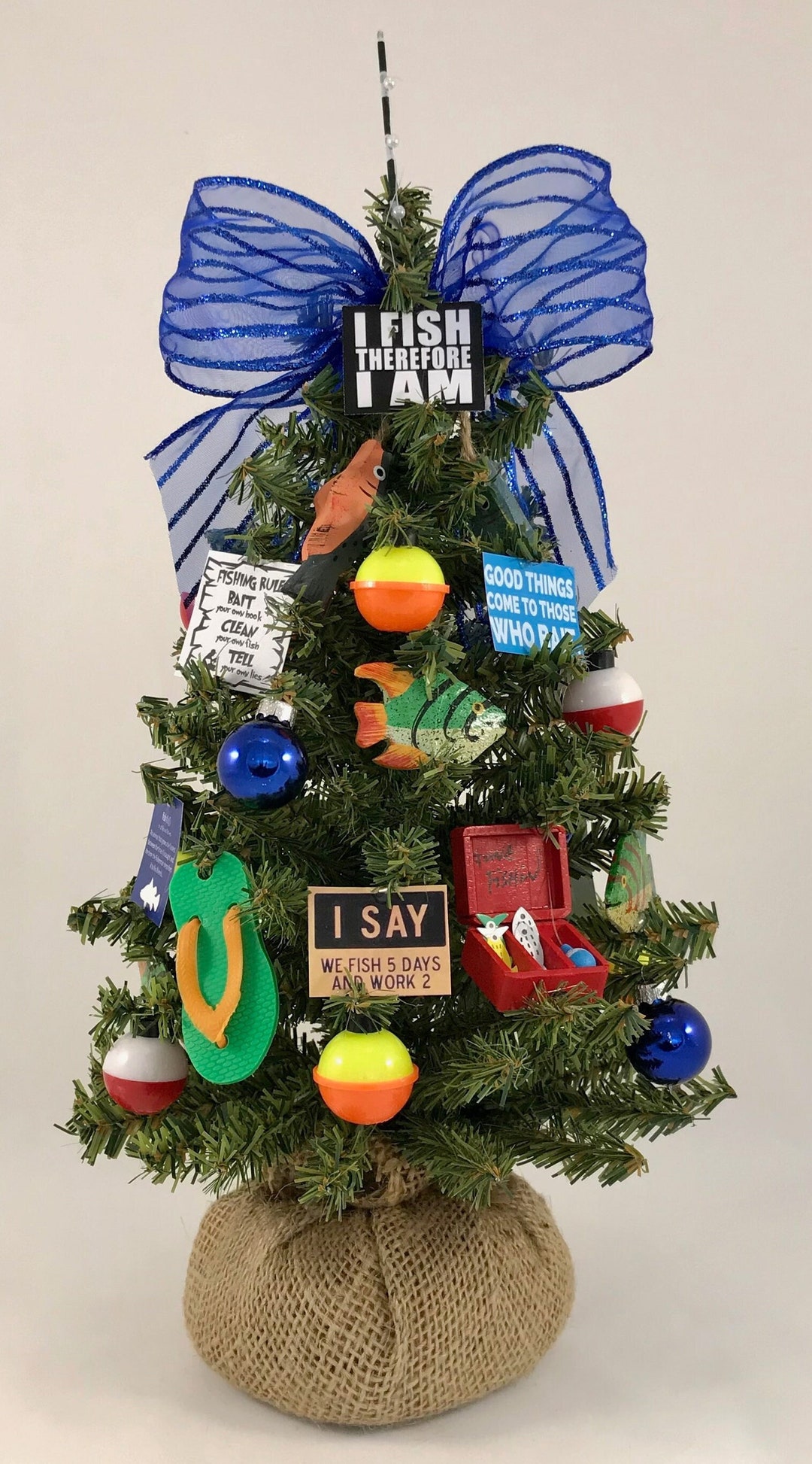 Fishing Themed 15 Christmas Tree - Etsy