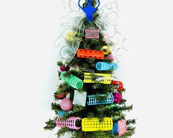 Hair Salon / Hair Stylist / Hairdresser Themed 18" Christmas Tree
