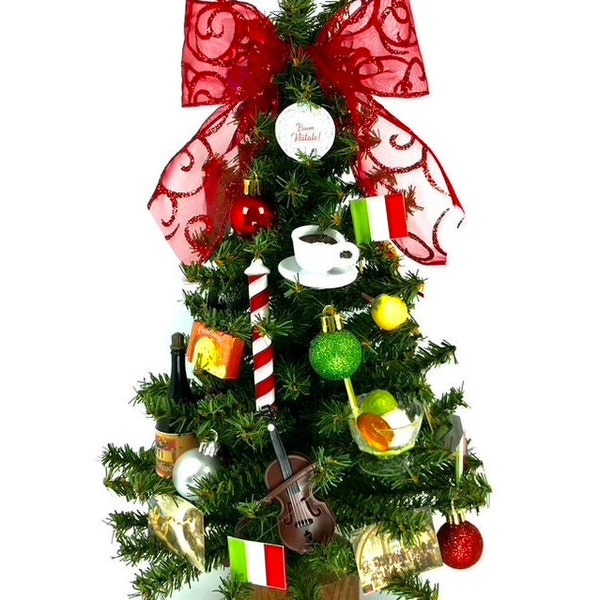 Italy / Italian Themed 18" Christmas Tree