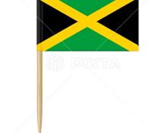 Jamaican Flag Toothpick