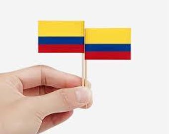 Columbia Flag Toothpicks