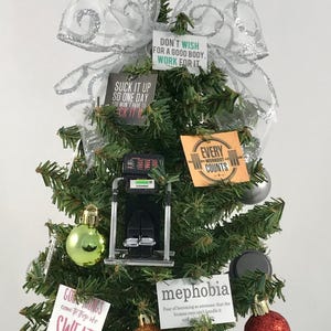 Fitness / Gym Themed 18&quot; Christmas Tree