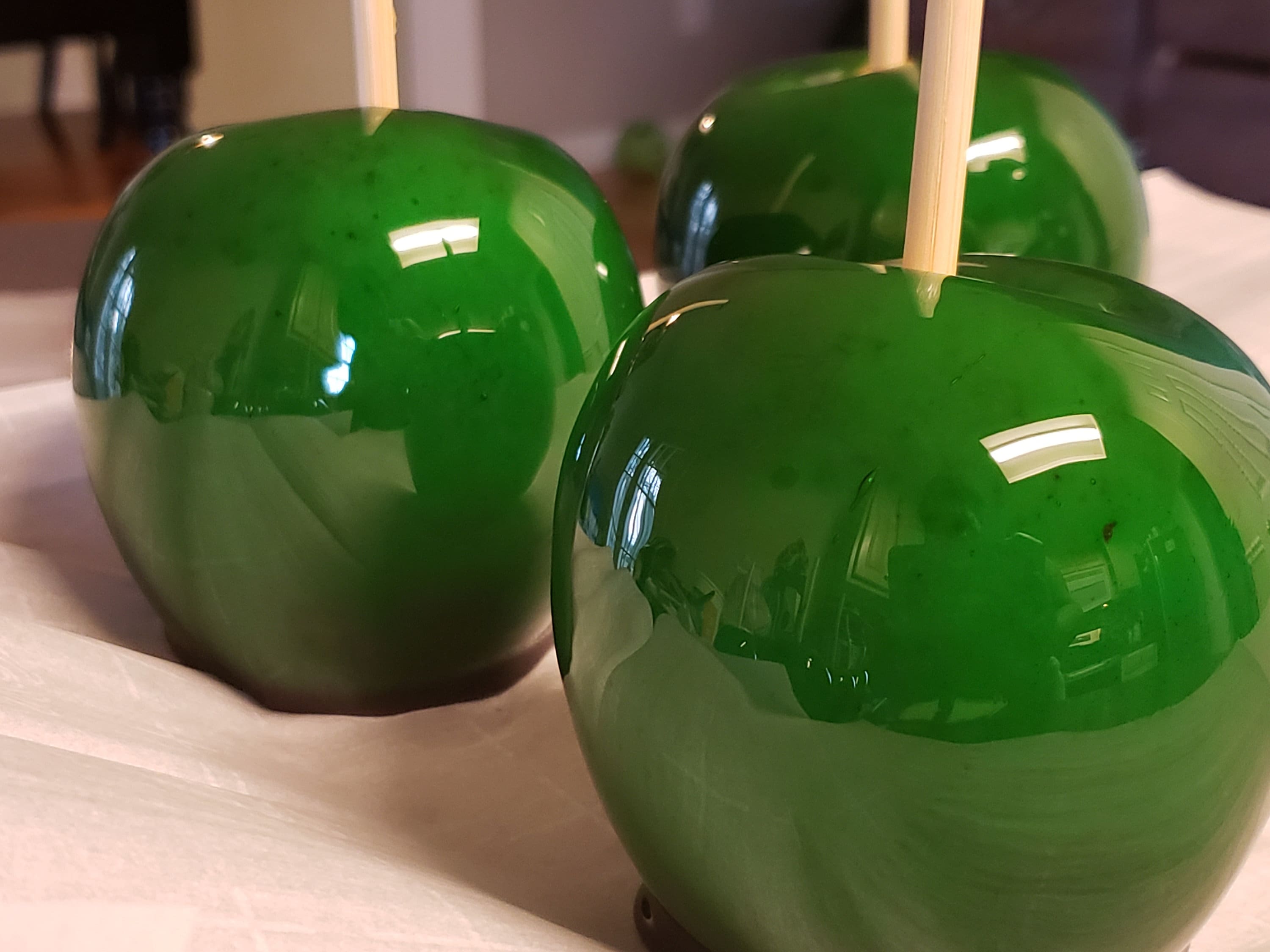 Green Candy Apples Etsy