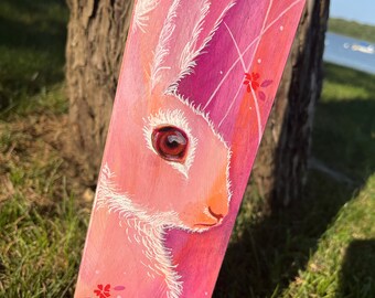 Bunny "stick" painting