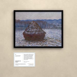 Heuhaufen - Claude Monet | Gerahmter Kunstdruck 20x30 cm ohne Passepartout, Gold oder Schwarz, Perspex oder Premium-Glas image 4