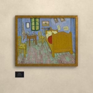 Das Schlafzimmer - Vincent van Gogh | Gerahmter Kunstdruck 76x102 cm ohne Passepartout, Gold oder Schwarz, Perspex oder Premium-Glas image 1