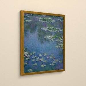 Seerosen 1906 - Claude Monet | Gerahmter Kunstdruck 50x50 cm ohne Passepartout, Gold oder Schwarz, Perspex oder Premium-Glas bild 6