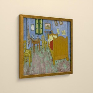 Das Schlafzimmer - Vincent van Gogh | Gerahmter Kunstdruck 76x102 cm ohne Passepartout, Gold oder Schwarz, Perspex oder Premium-Glas image 6