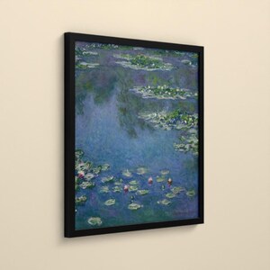 Seerosen 1906 - Claude Monet | Gerahmter Kunstdruck 50x50 cm ohne Passepartout, Gold oder Schwarz, Perspex oder Premium-Glas bild 9