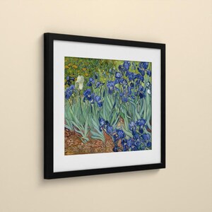 Schwertlilien - Vincent van Gogh | Gerahmter Kunstdruck 40x50 cm mit Passepartout, Gold oder Schwarz, Perspex oder Premium-Glas image 9