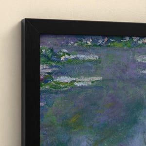 Seerosen 1906 - Claude Monet | Gerahmter Kunstdruck 50x50 cm ohne Passepartout, Gold oder Schwarz, Perspex oder Premium-Glas bild 10