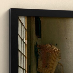 Das Milchmädchen - Johannes Vermeer | Gerahmter Kunstdruck 40x50 cm ohne Passepartout, Gold oder Schwarz, Perspex oder Premium-Glas image 10