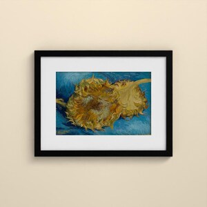 Sonnenblumen 1887 - Vincent van Gogh | Gerahmter Kunstdruck 20x25 cm mit Passepartout, Gold oder Schwarz, Perspex oder Premium-Glas image 8