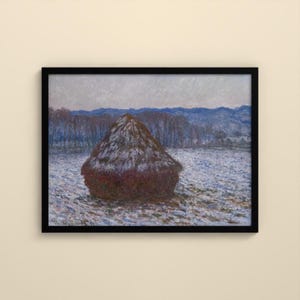 Heuhaufen - Claude Monet | Gerahmter Kunstdruck 20x30 cm ohne Passepartout, Gold oder Schwarz, Perspex oder Premium-Glas image 8