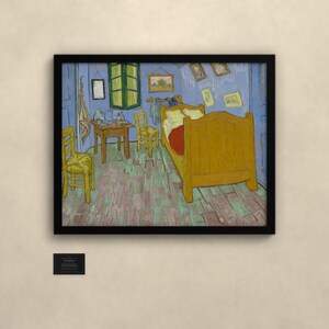 Das Schlafzimmer - Vincent van Gogh | Gerahmter Kunstdruck 76x102 cm ohne Passepartout, Gold oder Schwarz, Perspex oder Premium-Glas image 3