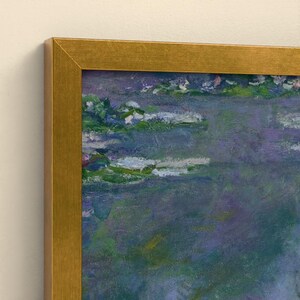Seerosen 1906 - Claude Monet | Gerahmter Kunstdruck 50x50 cm ohne Passepartout, Gold oder Schwarz, Perspex oder Premium-Glas bild 7
