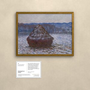 Heuhaufen - Claude Monet | Gerahmter Kunstdruck 20x30 cm ohne Passepartout, Gold oder Schwarz, Perspex oder Premium-Glas image 2