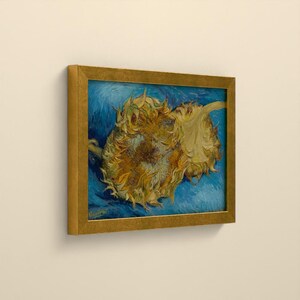 Sonnenblumen 1887 - Vincent van Gogh | Gerahmter Kunstdruck 20x30 cm ohne Passepartout, Gold oder Schwarz, Perspex oder Premium-Glas imagen 6