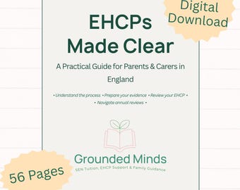 Guía EHCP para padres y cuidadores en el Reino Unido / Necesidades Educativas Especiales y Discapacidad (NEE) / Evaluación de necesidades EHC / Borrador y revisión anual / PDF digital