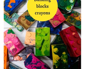 Crayones de construcción: regalos de fiesta personalizados