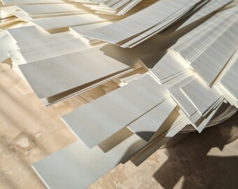 5lbs Creamy White 65lb Cardstock Scraps: DIY Paper Pulp Craft Supply