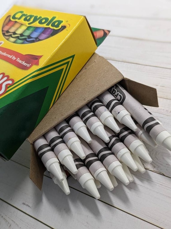 White Crayola Crayons 24 Crayons SAME Color 