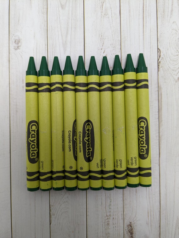 Green Crayola Crayons 24 Crayons SAME Color Bulk Crayons 