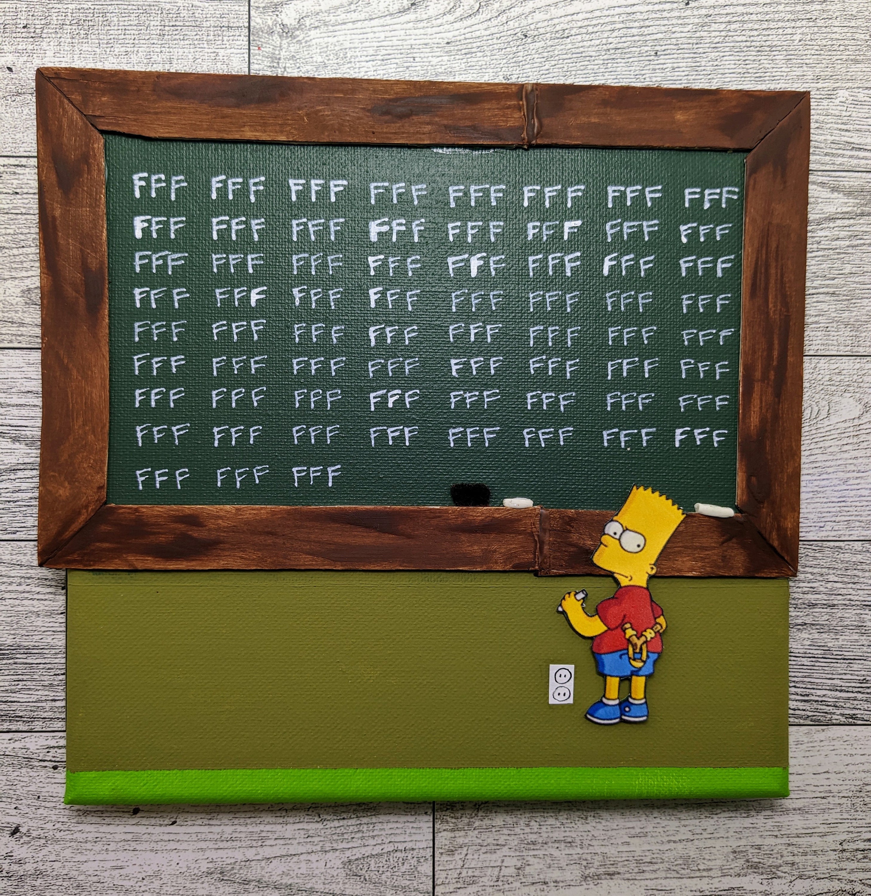 Sad Bart  Art Board Print for Sale by StudioKZK