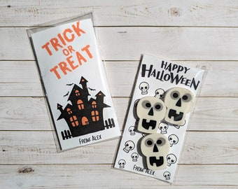 Bedankjes voor Halloweenles | Niet-snoepjes | Halloweenfeest, Halloweenbedankjes | Aanpasbaar