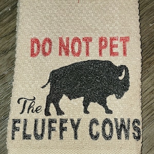 Don&#39;t pet Fluffy Cows